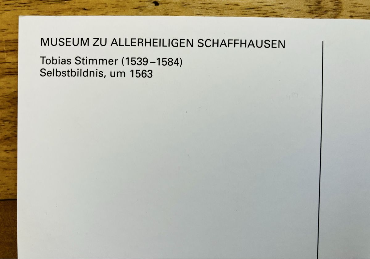Cartes postales: AK Selbstbildnis – Neuf (Voir description) à Buchs AG par Allerleis 2