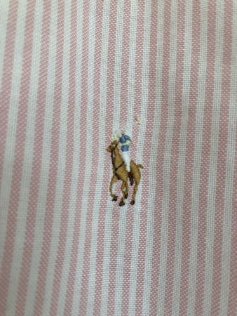 Polo Ralph Lauren Hemd gestreift rosa weiss XL