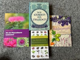 Bücherpaket Heilpflanzen, Ayurveda & Druiden-Kräuterwissen