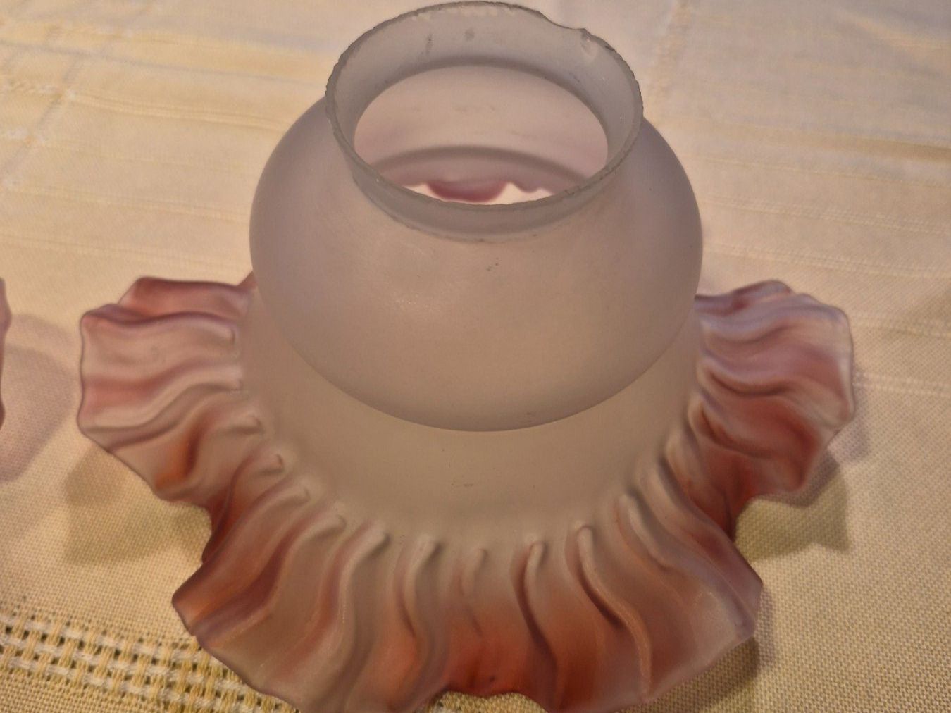 Lampen: 2 verres de lampe anciens – Gebraucht aus charmoille von mir_my9f 2