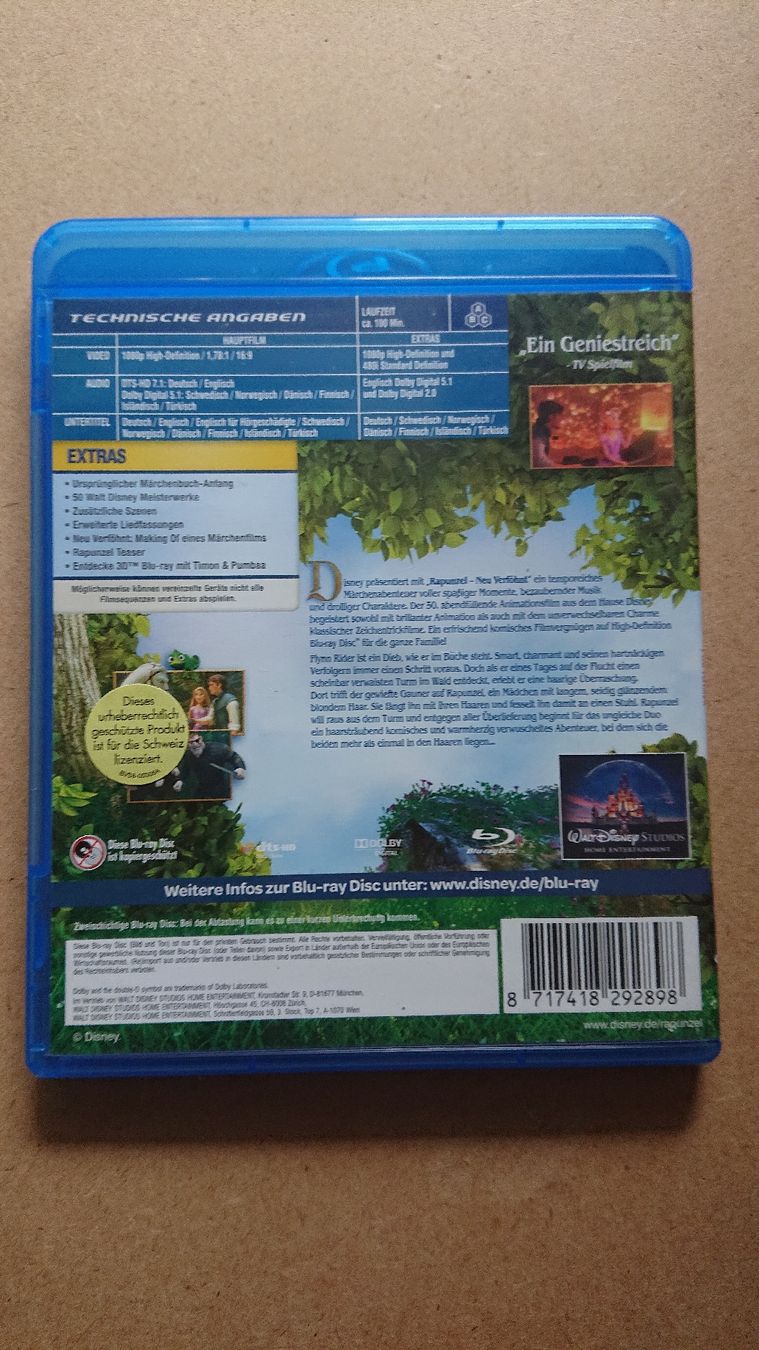 Alle DVDs: Rapunzel Neu Verföhnt Blu-ray – Gebraucht aus Chur von FreakofRarity 2