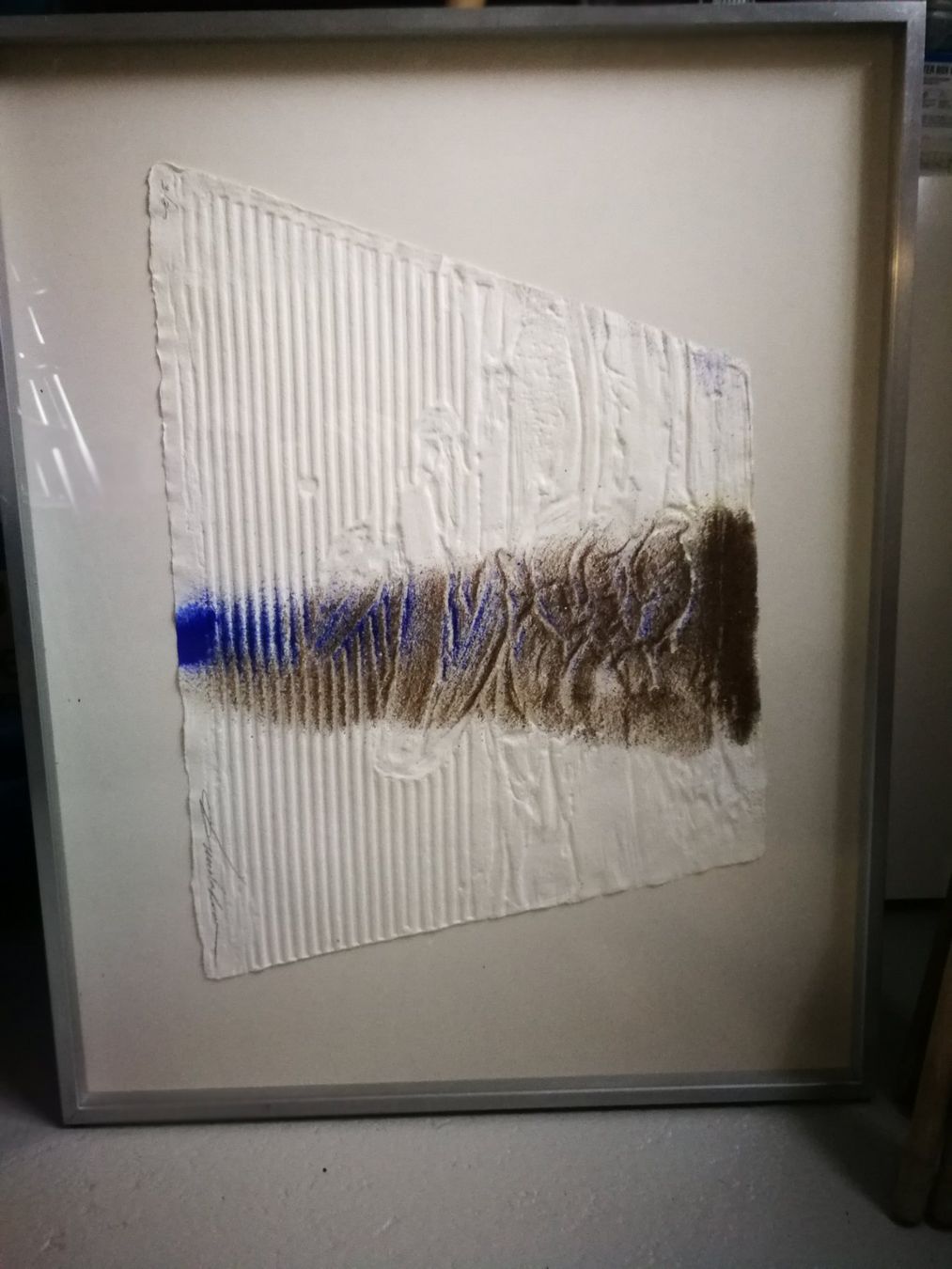 Dipinti: abstraktes modernes Gemaelde inkl. Rahmen/Collage – Usato da Staufen venduto da Nikita0210