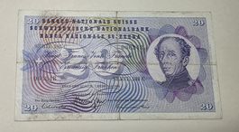Suisse 20 Fr. 07.02.1974 Serie 103 C