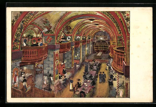 Ansichtskarten: Bern, Grosser Kornhauskeller, ehemaliger – Gebraucht aus Berlin von bartko-reher