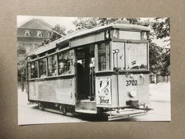 AK Berlin Strassenbahn Umbautriebwagen  Werbung Zigaretten