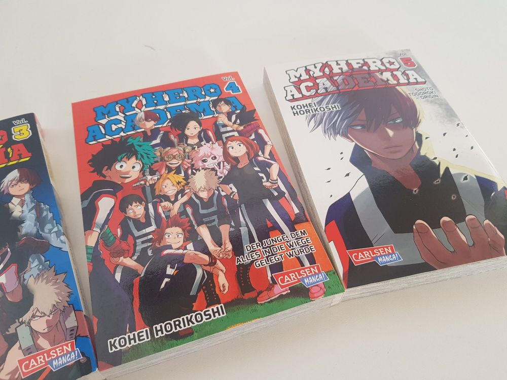 Fumetti: 5x Manga My Hero Academia Comic Bücher 1 bis 5 - Neu – Nuovo (secondo la descrizione) da Bassersdorf venduto da retrolab 3