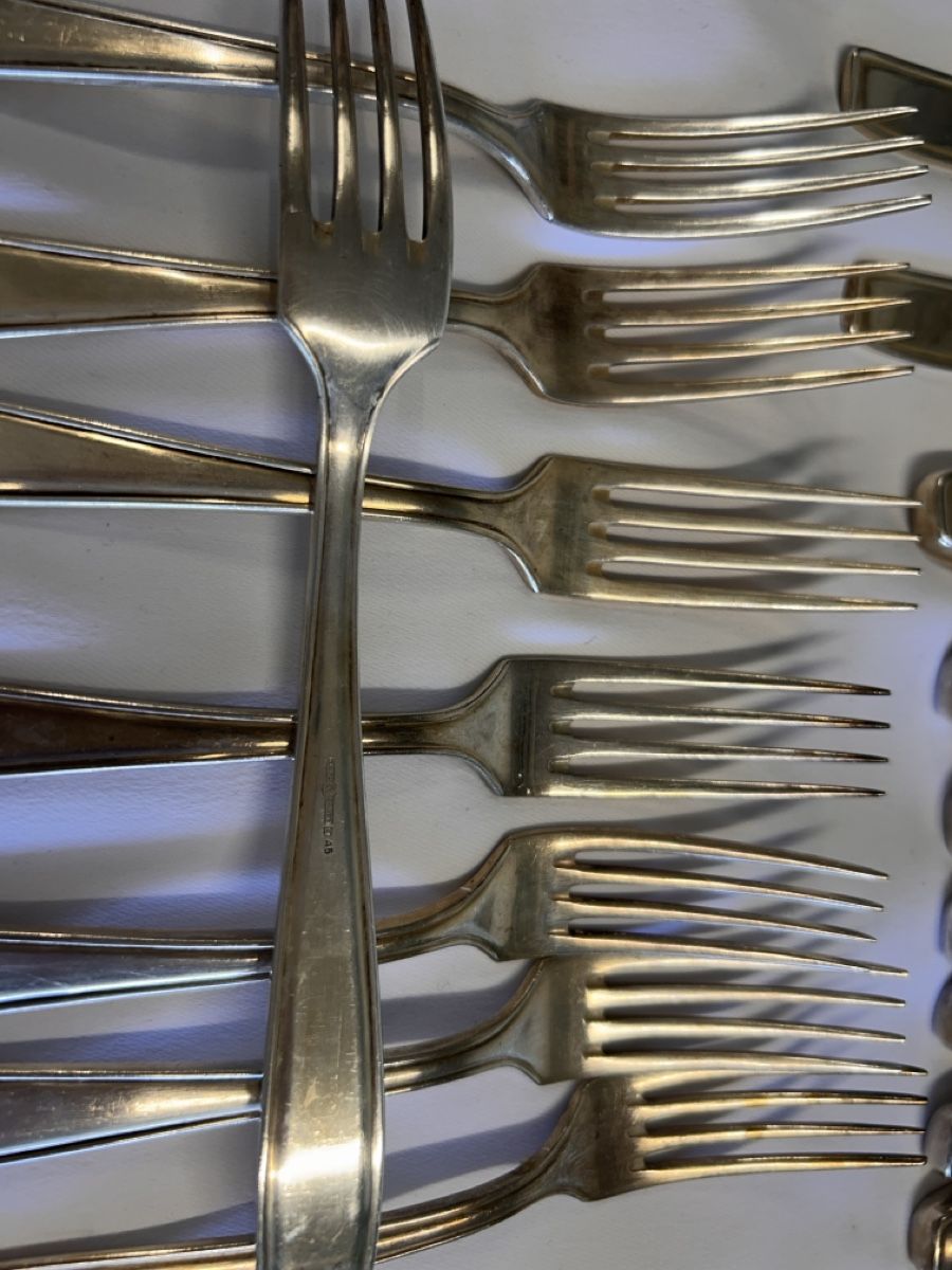 Set di posate: Silberbesteck Set - guter Zustand – Usato da Kehrsiten venduto da fot_55m5 4