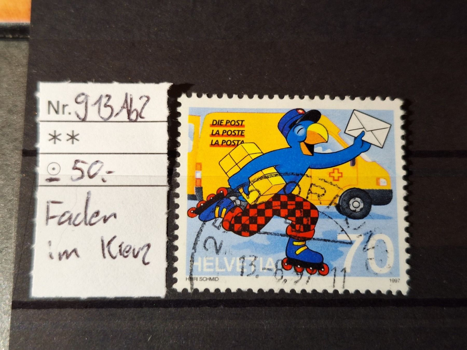 Alle Briefmarken: Globi Abarten – Gebraucht aus Balgach von SIMEON27 1