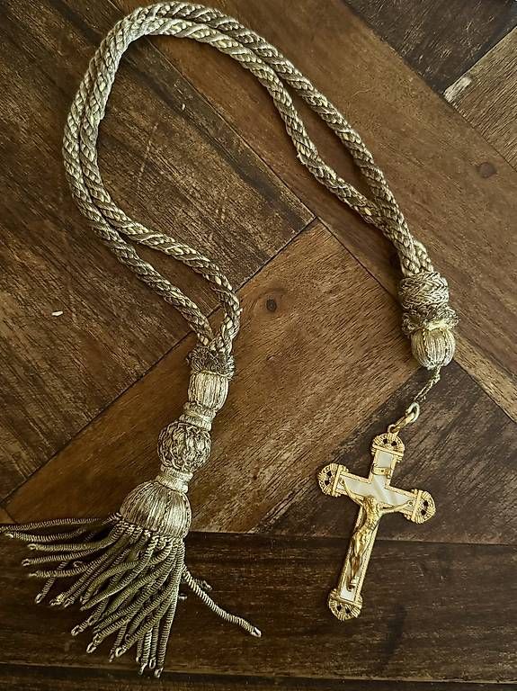 Catenine: Collier de communion ancien – Usato da Romanel s/Lausanne venduto da Scav