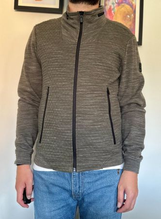 Veste zippée NO EXCESS vert foncé taille S bon état