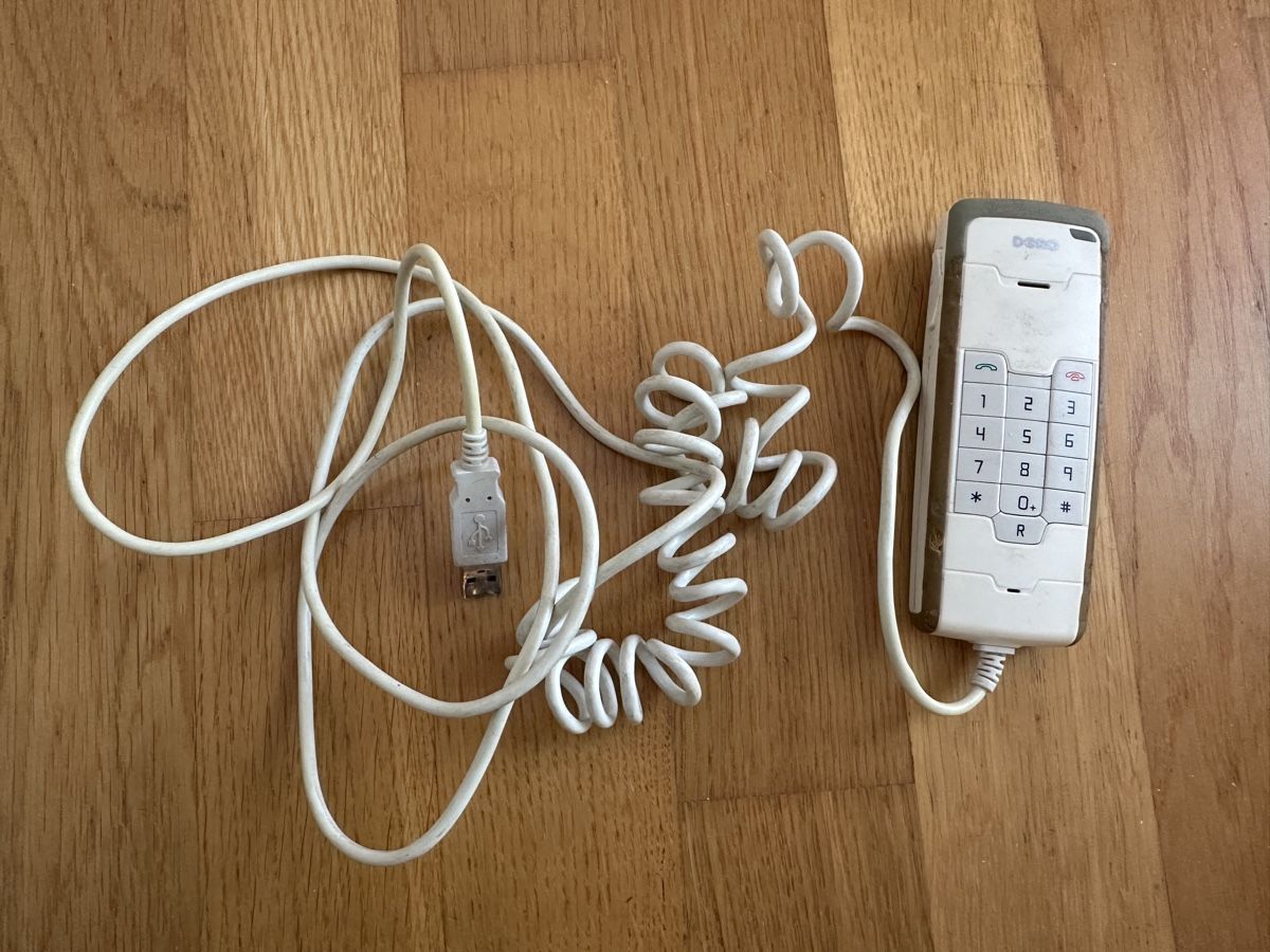 Doro Telefoni: Ab1CHF Doro 212 IPC USB Internet Phone Skype/Microsoft Teams – Usato da Lausanne venduto da brixton 1