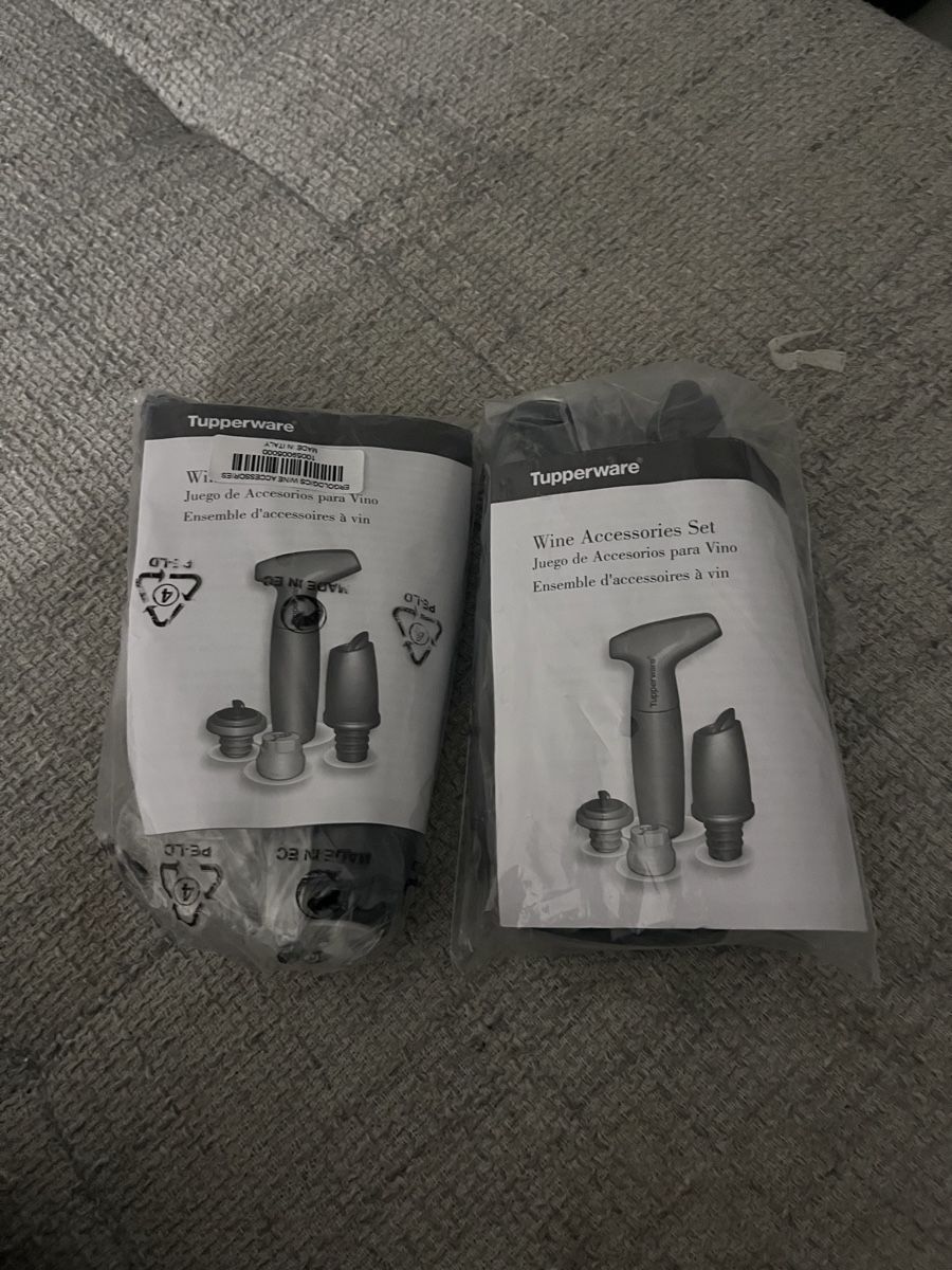 Tupperware Elettrodomestici da cucina: Wein Set von Tupperware 2 Stück – Nuovo e nell'imballaggio originale da Brüttisellen venduto da lilien2012 2