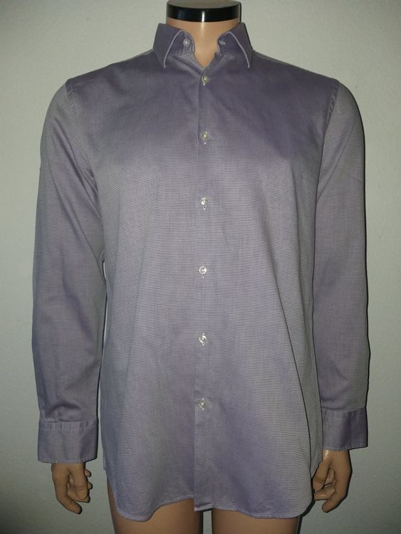 Chemise HUGO BOSS Rayée Grise - Taille 38/40 Femme - Très Bon état