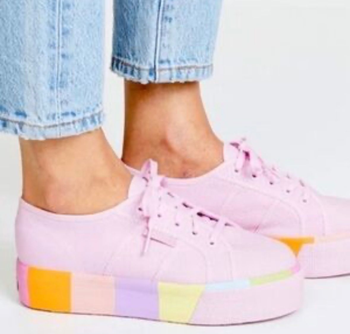 Superga Damenschuhe: Baskets compensées – Gebraucht aus Dotzigen von SecondHandGems