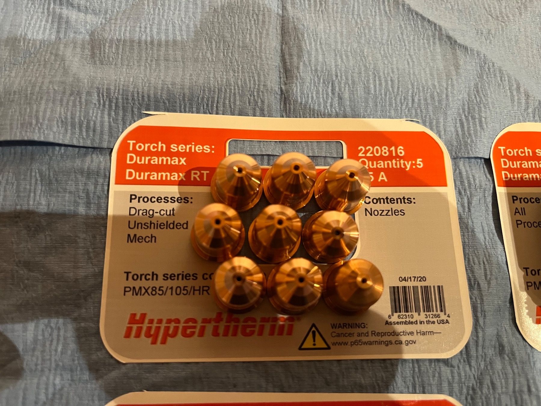 Tutti gli attrezzi: Hypertherm Plasmaschneidbrenner Düsen Set Neu 85A – Nuovo (secondo la descrizione) da Cressier FR venduto da schmidli010 6