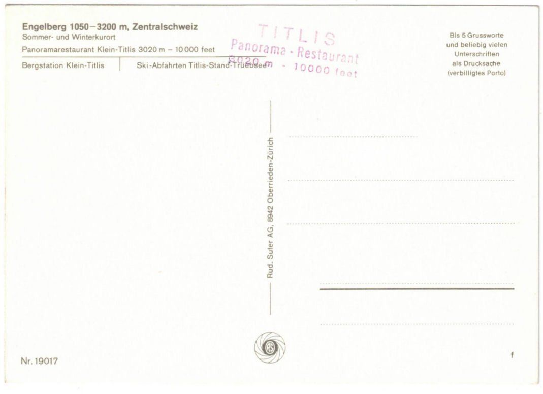 Cartes postales: Engelberg - 3 Bild AK Titlis – D'occasion à Binningen par Mountainrider 1
