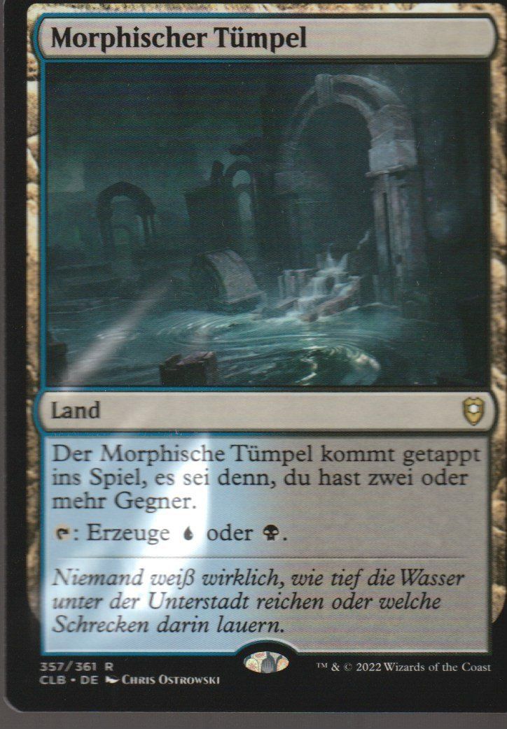Magic The Gathering Carte collezionabili: TCG Magic The Gathering MTG D&D CLB  357 Morphischer Tümpel – Nuovo (secondo la descrizione) da Vezia venduto da Aquarius_Age