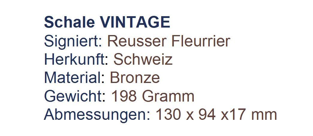 Sculture & Statue: VINTAGE Schale Bronze – Usato da Flamatt venduto da samowarow 2