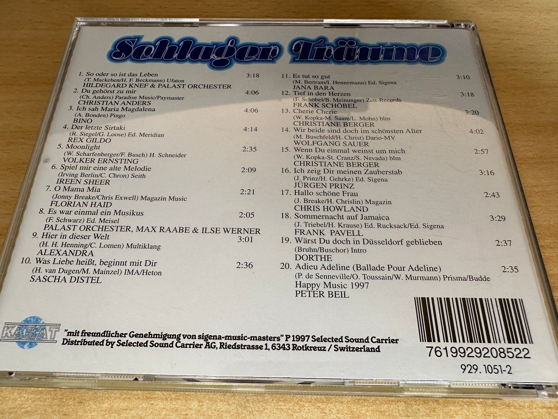 CD: G7 Various – Schlager Träume – Usato da Rikon im Tösstal venduto da Alpenmutz 1
