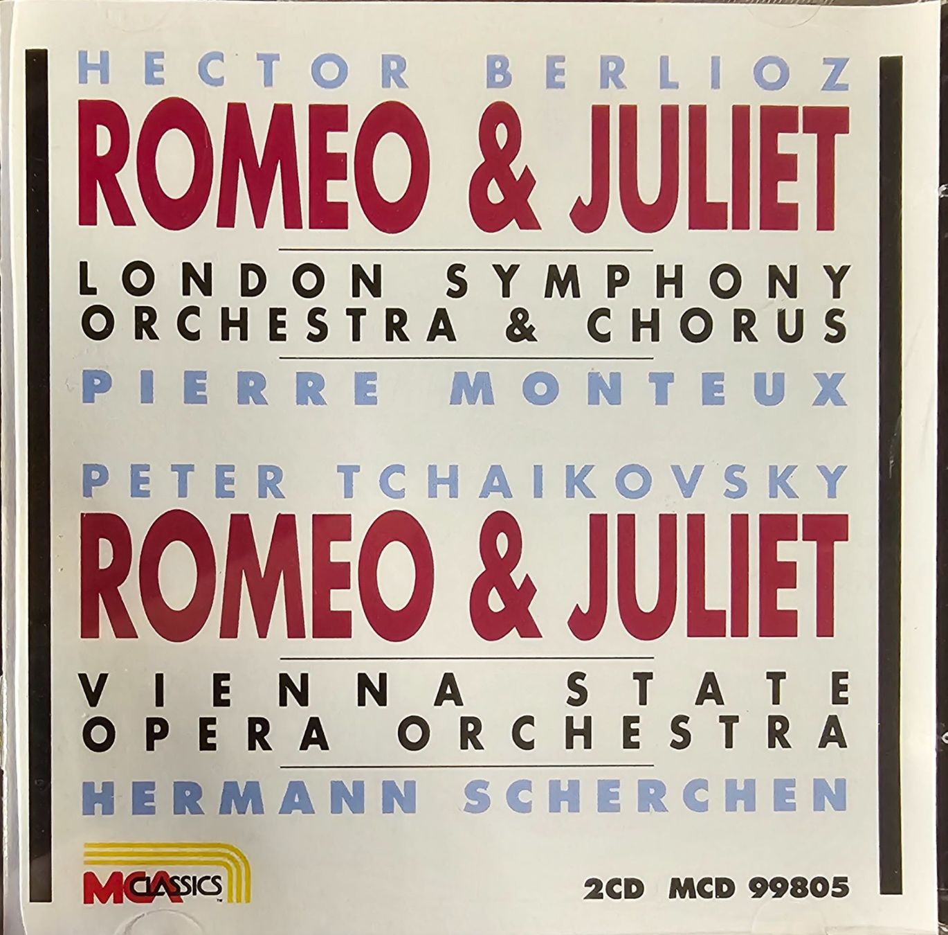 CDs: Berlio & Tchaikovsky - Romeo & Juliet – Gebraucht aus Wahlen b. Laufen von Cg10