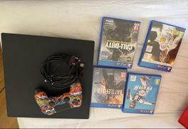 Console Sony PlayStation 4  pro avec manette et 4 jeux inclu