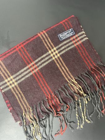 Écharpe Burberry 100% Laine rouge