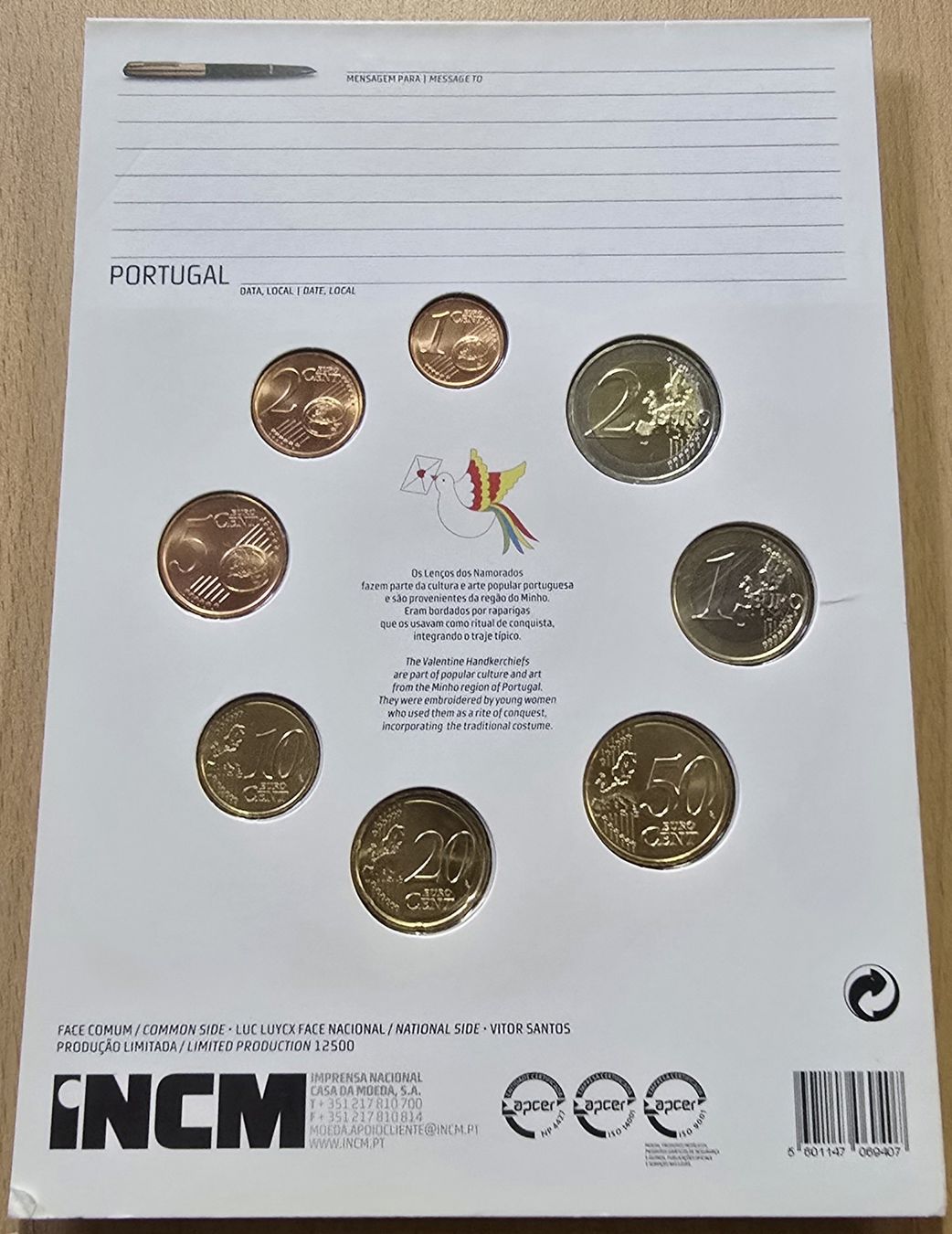Tutti le monete: EURO 2012 Portugal – Nuovo e nell'imballaggio originale da Zürich venduto da VLcoins 1