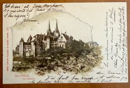 Neuchâtel - Le Château - Litho 1900