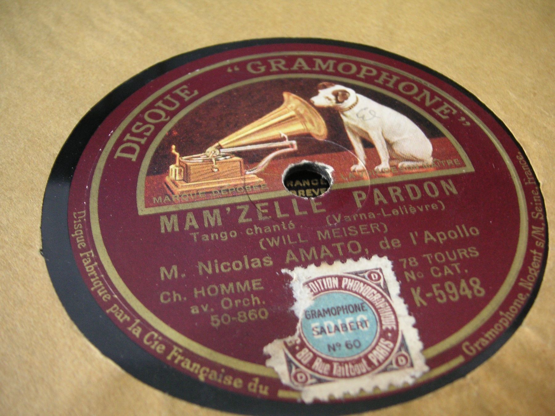 Dischi in vinile: DISQUES 78 TOURS – Usato da Lausanne venduto da Leag 3