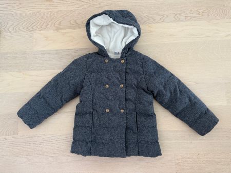 Petit Bateau Winterjacke aus Flanell Gr. 5ans/110cm