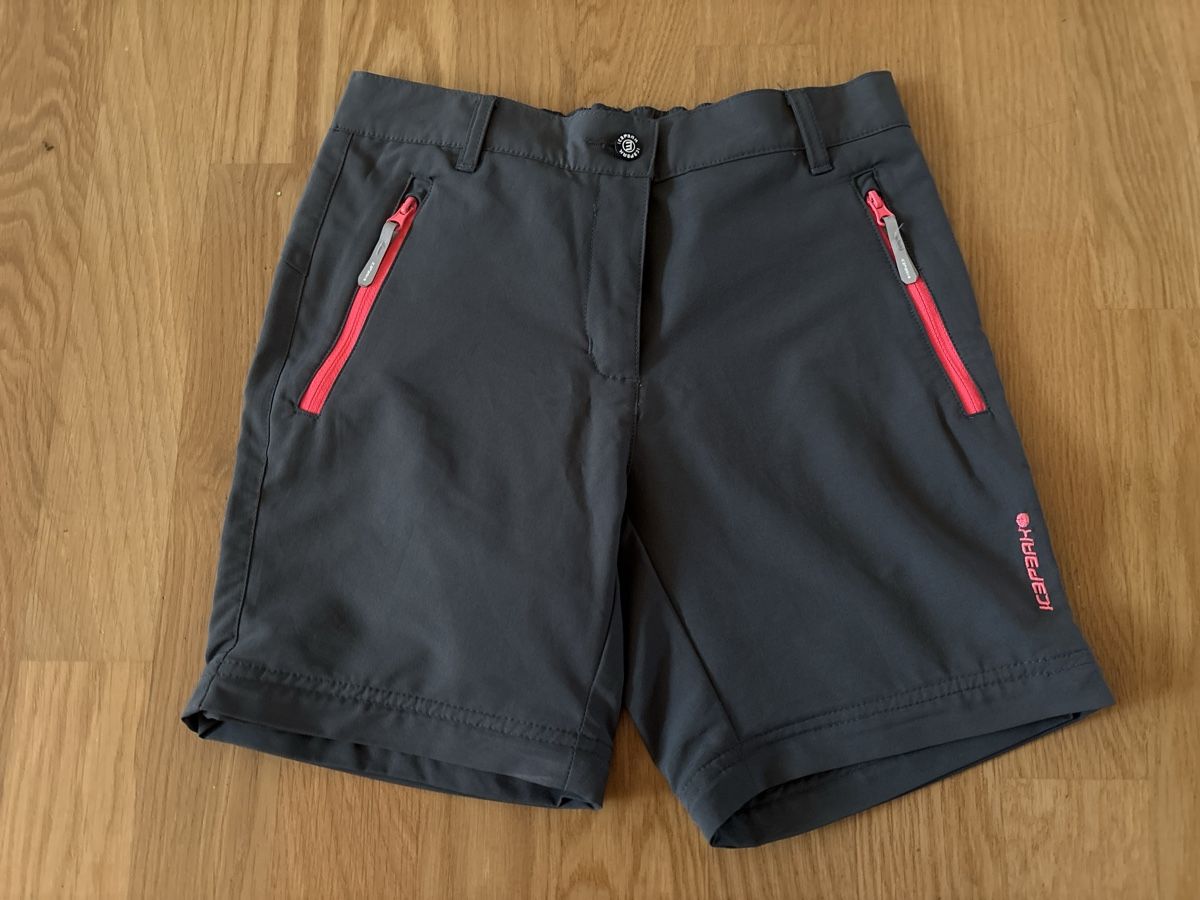 Icepeak Pantaloni: Icepeak Trekking Shorts, grau, Gr. 152 – Usato da Rünenberg venduto da ZwergLi100