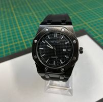 PIN TIME Watch Quartz Schwarz