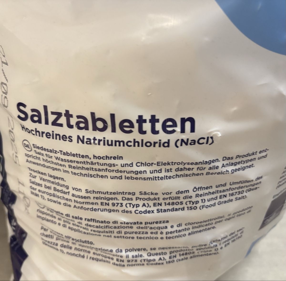 Sanitari: Reosal Salztabletten ca. 24 kg – Usato da Wettingen venduto da gis_hr5k 1