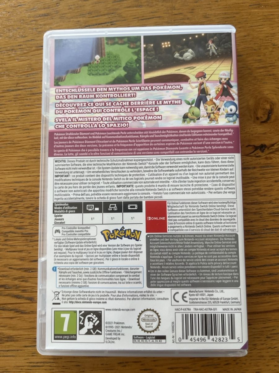 Nintendo Jeux: Nintendo Switch Pokemon Leuchtende Perle Spiel – Neuf (Voir description) à Flawil par kas_2tpb 2