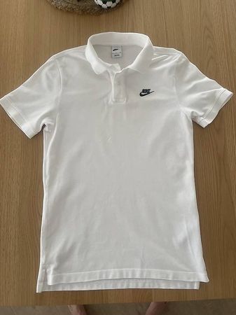 Nike Polo Shirt weiss Gr. S
