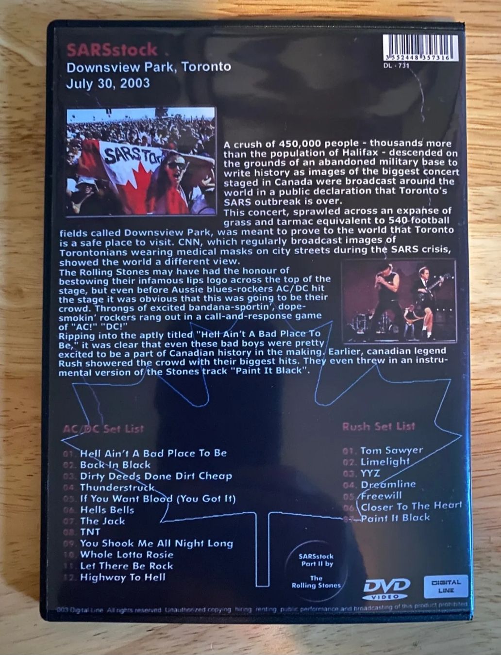 Tutti i DVDs: AC/DC DVD live Toronto 2003 – Nuovo e nell'imballaggio originale da Payerne venduto da UpPower 1