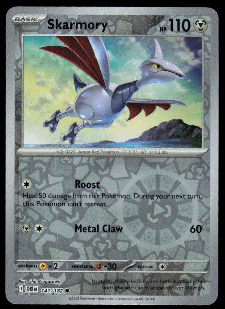 Pokémon Carte collezionabili: Pokemon Skarmory 141/182 – Usato da Herisau venduto da Pokemon2025