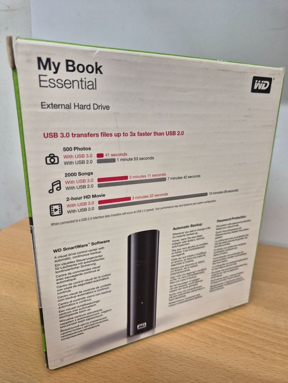 Western Digital Dischi rigidi: Western Digital WD My Book 3.0 Essential 2TB – Usato da Sitterdorf venduto da Lenggi7 1