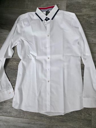 OLYMP No. 6 Super Slim Businesshemd 40 weiss