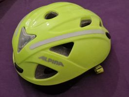 ALPINA Ximo Flash Kinder Velohelm 49–54 cm mit Licht