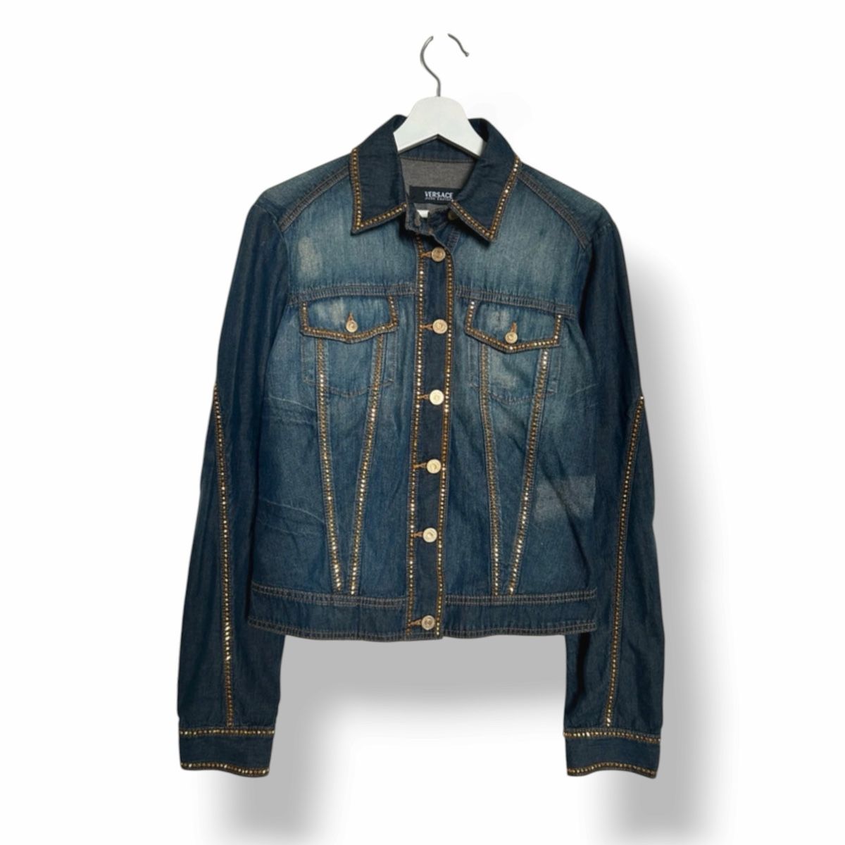 Versace Jacken: Vintage Versace 00’s denim jacket – Neu (gemäss Beschreibung) aus Plan-Les-Ouates von Loved_Panda_Clothing