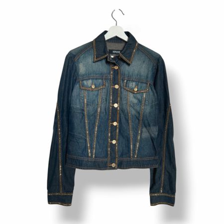 Vintage Versace 00’s denim jacket 