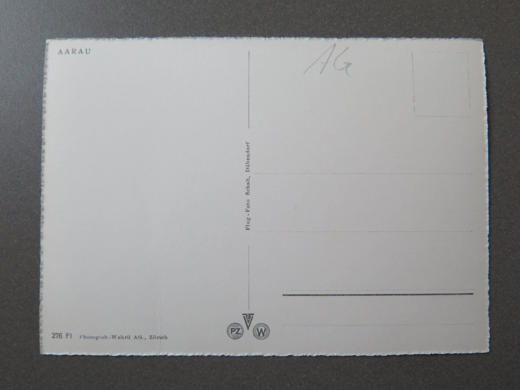Cartoline postali: AARAU - FLUGAUFNAHME – Usato da Wittenbach venduto da lipasal 1