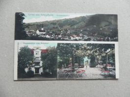 Karte Schüpfheim Restaurant Bahnhof 1911