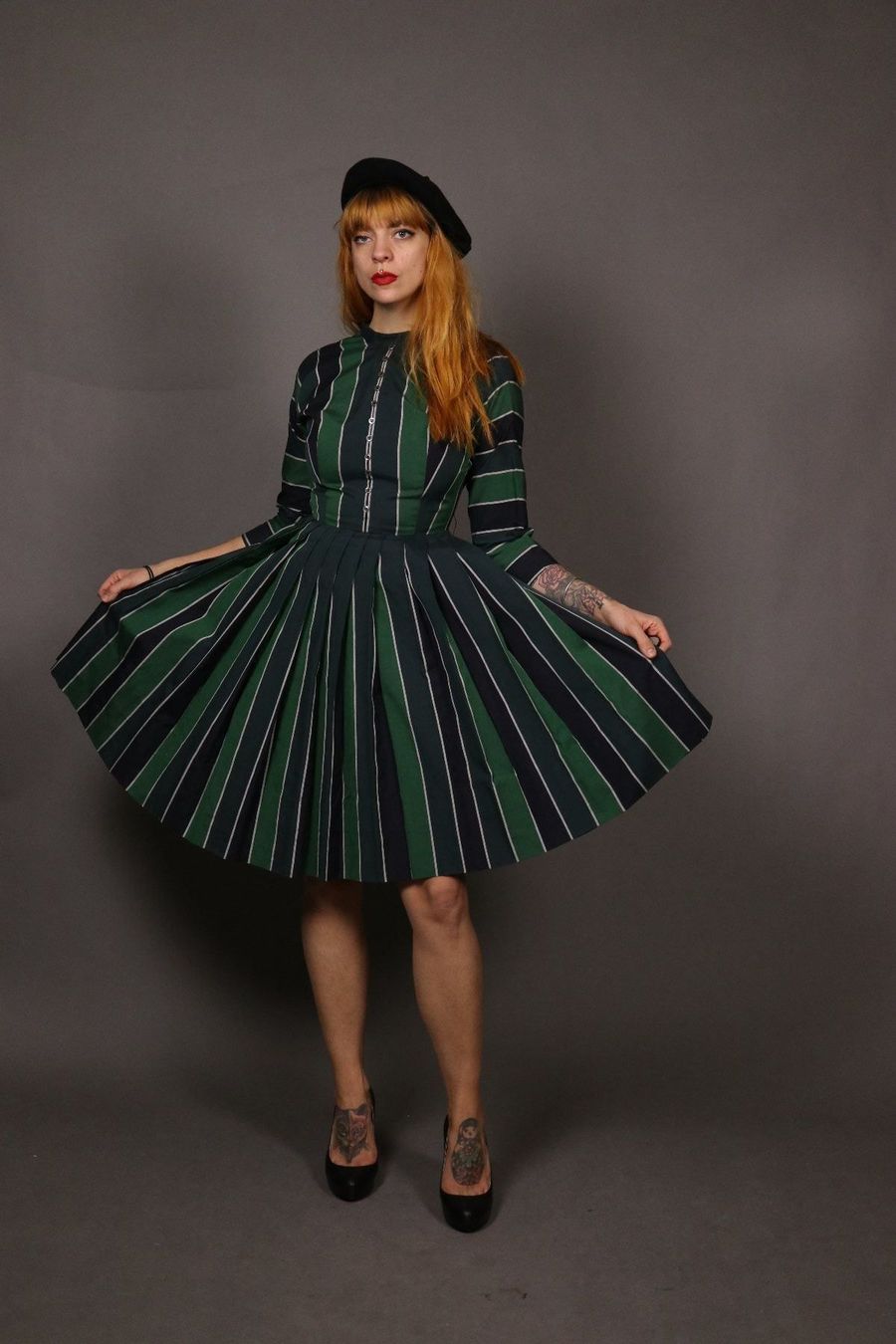 Vestiti: Vintage 1940er JONATHAN LOGAN Kleid- Xs – Usato da Hombrechtikon venduto da BAZ-Vintage 2