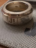 Joop Silberner Ring Stahl Gr. 52 (1,7cm) Vintage Design