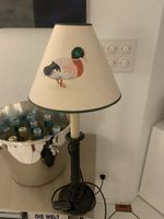 Entzückende Vintage Tischlampe mit Entenmotiv für den Herbst
