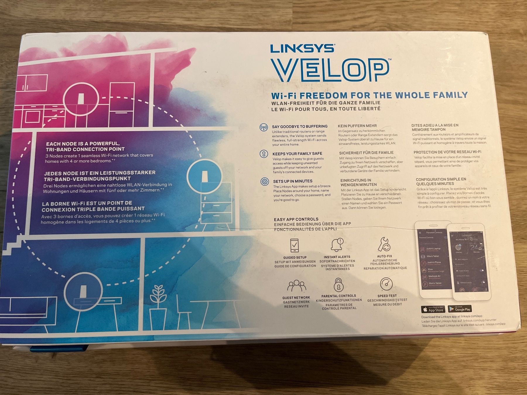 Linksys Modems & Routeurs: Linksys Velop Whole Home WiFi 3 Node Mesh System – D'occasion à Unterseen par dario7 3