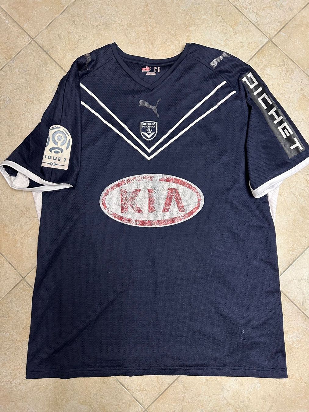 Puma Canottiere & Pantaloni: David Bellion - Girondins Bordeaux - matchworn – Usato da Thalwil venduto da Ninuzzo 1
