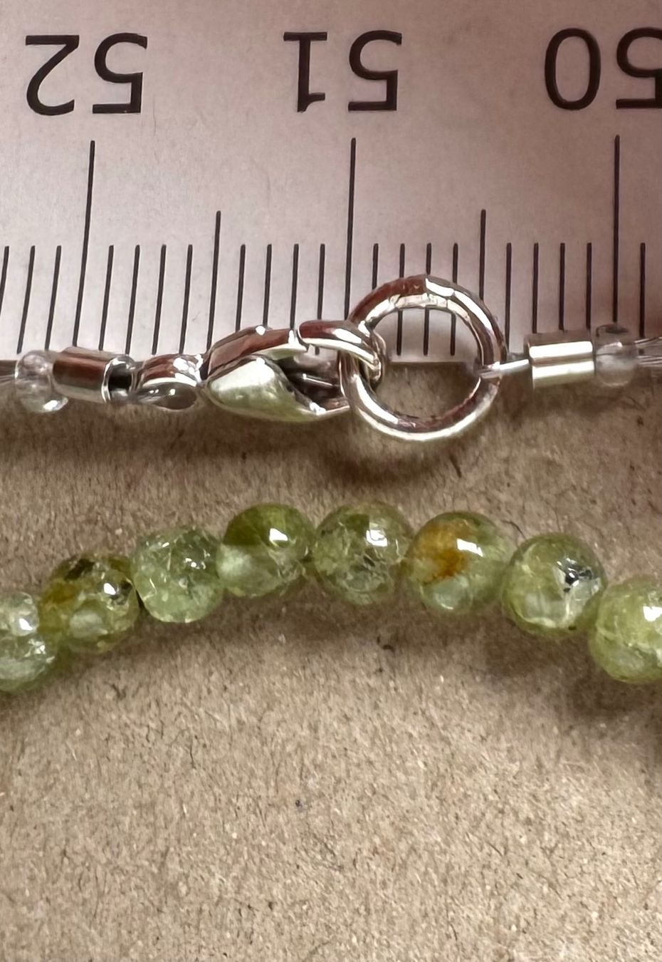 Ketten: Peridot. Olivin   Top Halskette!!     extra    feine Form – Neu und originalverpackt aus Leuggern von gemshow 6